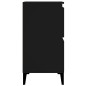 vidaXL Sideboard Schwarz 60x35x70 cm Holzwerkstoff vidaXL Sideboard Schwarz 60x35x70 cm Holzwerkstoff