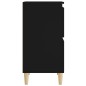 vidaXL Sideboard Schwarz 60x35x70 cm Holzwerkstoff vidaXL Sideboard Schwarz 60x35x70 cm Holzwerkstoff