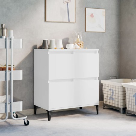 vidaXL Sideboard Weiß 60x35x70 cm Holzwerkstoff