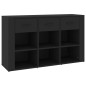 vidaXL Sideboard Schwarz 100x30x59,5 cm Holzwerkstoff vidaXL Sideboard Schwarz 100x30x59,5 cm Holzwerkstoff