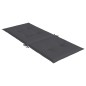 vidaXL Gartenstuhlauflagen für Hochlehner 2 Stk. Anthrazit 120x50x3 cm vidaXL Gartenstuhlauflagen für Hochlehner 2 Stk. Anthrazit 120x50x3 cm