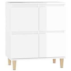 vidaXL Sideboard Hochglanz-Weiß 60x35x70 cm Holzwerkstoff