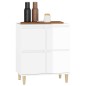 vidaXL Sideboard Hochglanz-Weiß 60x35x70 cm Holzwerkstoff vidaXL Sideboard Hochglanz-Weiß 60x35x70 cm Holzwerkstoff