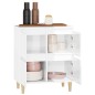 vidaXL Sideboard Hochglanz-Weiß 60x35x70 cm Holzwerkstoff vidaXL Sideboard Hochglanz-Weiß 60x35x70 cm Holzwerkstoff