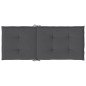 vidaXL Gartenstuhlauflagen für Hochlehner 2 Stk. Anthrazit 120x50x3 cm vidaXL Gartenstuhlauflagen für Hochlehner 2 Stk. Anthrazit 120x50x3 cm