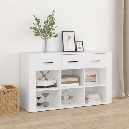vidaXL Sideboard Weiß 100x30x59,5 cm Holzwerkstoff