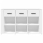 vidaXL Sideboard Weiß 100x30x59,5 cm Holzwerkstoff vidaXL Sideboard Weiß 100x30x59,5 cm Holzwerkstoff