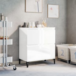 vidaXL Sideboard Hochglanz-Weiß 60x35x70 cm Holzwerkstoff