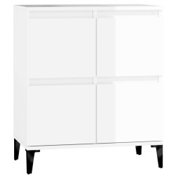 vidaXL Sideboard Hochglanz-Weiß 60x35x70 cm Holzwerkstoff