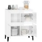 vidaXL Sideboard Hochglanz-Weiß 60x35x70 cm Holzwerkstoff vidaXL Sideboard Hochglanz-Weiß 60x35x70 cm Holzwerkstoff