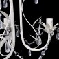 Kronleuchter Pendelleuchte Kristall Lampe Lüster Leuchte weiß Kronleuchter Pendelleuchte Kristall Lampe Lüster Leuchte weiß