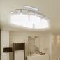 vidaXL Deckenlampe mit ellipsenförmigen Glasschirmen 4 Stk. E14 vidaXL Deckenlampe mit ellipsenförmigen Glasschirmen 4 Stk. E14