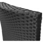 Gartenstühle 2 Stk. Poly Rattan Schwarz Gartenstühle 2 Stk. Poly Rattan Schwarz