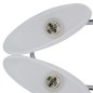 vidaXL Deckenlampe mit ellipsenförmigen Glasschirmen 4 Stk. E14 vidaXL Deckenlampe mit ellipsenförmigen Glasschirmen 4 Stk. E14