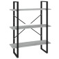 vidaXL Bücherregal 5 Fächer Grau Sonoma-Eiche 80x30x175 Holzwerkstoff vidaXL Bücherregal 5 Fächer Grau Sonoma-Eiche 80x30x175 Holzwerkstoff