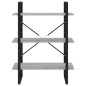 vidaXL Bücherregal 5 Fächer Grau Sonoma-Eiche 80x30x175 Holzwerkstoff vidaXL Bücherregal 5 Fächer Grau Sonoma-Eiche 80x30x175 Holzwerkstoff
