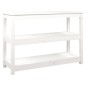 vidaXL Konsolentisch Weiß 110x40x74 cm Massivholz Kiefer vidaXL Konsolentisch Weiß 110x40x74 cm Massivholz Kiefer