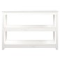 vidaXL Konsolentisch Weiß 110x40x74 cm Massivholz Kiefer vidaXL Konsolentisch Weiß 110x40x74 cm Massivholz Kiefer