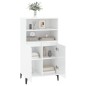vidaXL Highboard Hochglanz-Weiß 60x36x110 cm Holzwerkstoff vidaXL Highboard Hochglanz-Weiß 60x36x110 cm Holzwerkstoff
