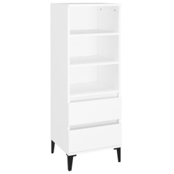 vidaXL Highboard Weiß 40x36x110 cm Holzwerkstoff