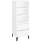 vidaXL Highboard Weiß 40x36x110 cm Holzwerkstoff vidaXL Highboard Weiß 40x36x110 cm Holzwerkstoff