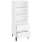 vidaXL Highboard Weiß 40x36x110 cm Holzwerkstoff vidaXL Highboard Weiß 40x36x110 cm Holzwerkstoff