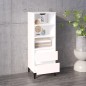 vidaXL Highboard Weiß 40x36x110 cm Holzwerkstoff vidaXL Highboard Weiß 40x36x110 cm Holzwerkstoff