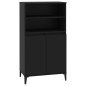 vidaXL Highboard Schwarz 60x36x110 cm Holzwerkstoff vidaXL Highboard Schwarz 60x36x110 cm Holzwerkstoff