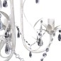 vidaXL Kristall-Deckenleuchte Kronleuchter 2 Stk. Elegantes Weiß vidaXL Kristall-Deckenleuchte Kronleuchter 2 Stk. Elegantes Weiß
