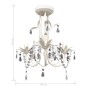 vidaXL Kristall-Deckenleuchte Kronleuchter 2 Stk. Elegantes Weiß vidaXL Kristall-Deckenleuchte Kronleuchter 2 Stk. Elegantes Weiß