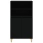 vidaXL Highboard Schwarz 60x36x110 cm Holzwerkstoff vidaXL Highboard Schwarz 60x36x110 cm Holzwerkstoff