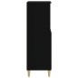 vidaXL Highboard Schwarz 60x36x110 cm Holzwerkstoff vidaXL Highboard Schwarz 60x36x110 cm Holzwerkstoff