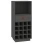 vidaXL Weinregal Grau 45x34x100 cm Massivholz Kiefer vidaXL Weinregal Grau 45x34x100 cm Massivholz Kiefer