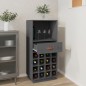 vidaXL Weinregal Grau 45x34x100 cm Massivholz Kiefer vidaXL Weinregal Grau 45x34x100 cm Massivholz Kiefer
