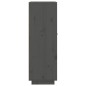 vidaXL Weinregal Grau 45x34x100 cm Massivholz Kiefer vidaXL Weinregal Grau 45x34x100 cm Massivholz Kiefer
