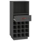 vidaXL Weinregal Grau 45x34x100 cm Massivholz Kiefer vidaXL Weinregal Grau 45x34x100 cm Massivholz Kiefer
