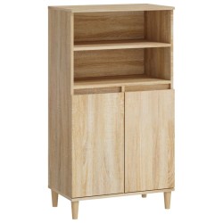 vidaXL Highboard Sonoma-Eiche 60x36x110 cm Holzwerkstoff