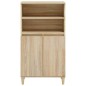 vidaXL Highboard Sonoma-Eiche 60x36x110 cm Holzwerkstoff vidaXL Highboard Sonoma-Eiche 60x36x110 cm Holzwerkstoff