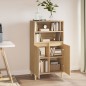 vidaXL Highboard Sonoma-Eiche 60x36x110 cm Holzwerkstoff vidaXL Highboard Sonoma-Eiche 60x36x110 cm Holzwerkstoff