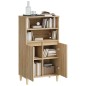 vidaXL Highboard Sonoma-Eiche 60x36x110 cm Holzwerkstoff vidaXL Highboard Sonoma-Eiche 60x36x110 cm Holzwerkstoff