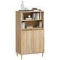 vidaXL Highboard Sonoma-Eiche 60x36x110 cm Holzwerkstoff vidaXL Highboard Sonoma-Eiche 60x36x110 cm Holzwerkstoff