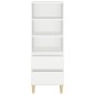 vidaXL Highboard Weiß 40x36x110 cm Holzwerkstoff vidaXL Highboard Weiß 40x36x110 cm Holzwerkstoff