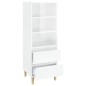 vidaXL Highboard Weiß 40x36x110 cm Holzwerkstoff vidaXL Highboard Weiß 40x36x110 cm Holzwerkstoff