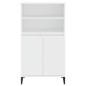 vidaXL Highboard Weiß 60x36x110 cm Holzwerkstoff vidaXL Highboard Weiß 60x36x110 cm Holzwerkstoff