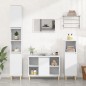 vidaXL Waschbeckenunterschrank Weiß 80x33x60 cm Holzwerkstoff vidaXL Waschbeckenunterschrank Weiß 80x33x60 cm Holzwerkstoff