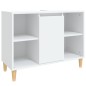 vidaXL Waschbeckenunterschrank Weiß 80x33x60 cm Holzwerkstoff vidaXL Waschbeckenunterschrank Weiß 80x33x60 cm Holzwerkstoff