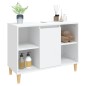 vidaXL Waschbeckenunterschrank Weiß 80x33x60 cm Holzwerkstoff vidaXL Waschbeckenunterschrank Weiß 80x33x60 cm Holzwerkstoff