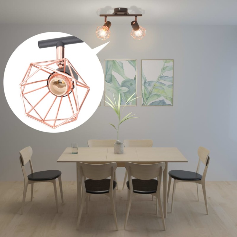 vidaXL Deckenstrahler mit 2 LED-Glühlampen 8 W vidaXL Deckenstrahler mit 2 LED-Glühlampen 8 W