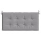 Gartenbank-Auflage Grau 120x50x3 cm Oxford-Gewebe Gartenbank-Auflage Grau 120x50x3 cm Oxford-Gewebe