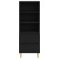 vidaXL Highboard Schwarz 40x36x110 cm Holzwerkstoff vidaXL Highboard Schwarz 40x36x110 cm Holzwerkstoff